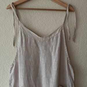 Beachwood baby - 100% linen jumpsuit or overall